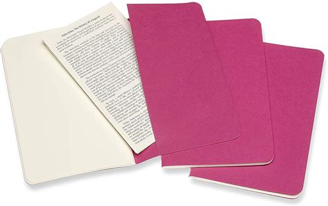 Set 3 Carnete Moleskine Cahier Journal Pocket Kinetic Pink Moleskine
