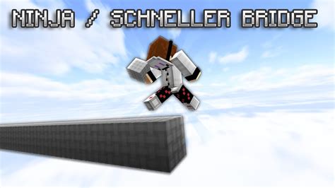 How To Ninja Schneller Bridge In Minecraft Youtube
