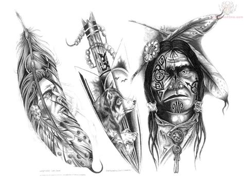 Native American Warrior Tattoo