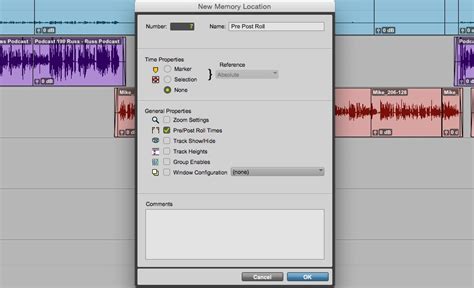 Memory Locations In Pro Tools Have Other Uses Pro Tools