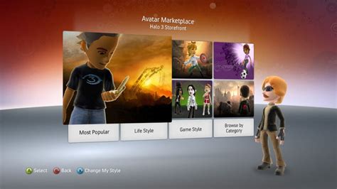 Xbox 360 Avatars Getting New Outfits Props Marketplace