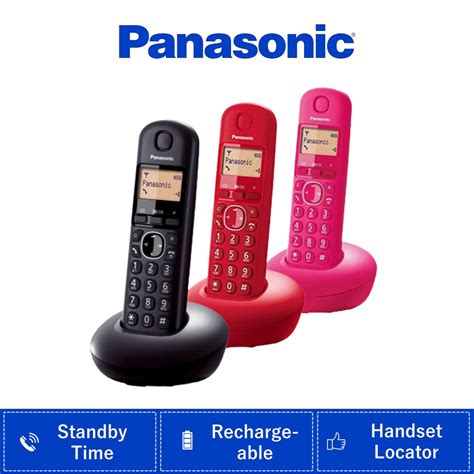 Panasonic Cordless Phone TGB210 | House Phone| Office Phone | Digital Wireless Phone | KX-TGB210 