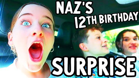 naz s emotional 12th birthday surprise w norris nuts youtube