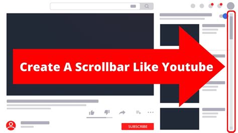 Create A Scrollbar Like Youtube Custom Css Scrollbar Youtube