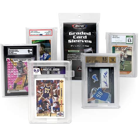 2 Pack And Cgc Compatible With Psa Beckett Graded Card Slab Stadium