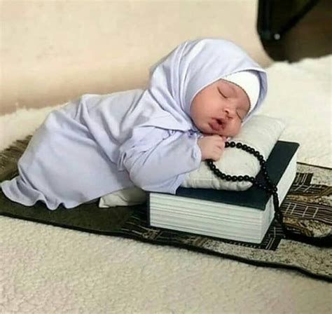 Cute Baby Islamic Boy With Quran