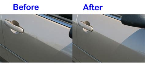 Before And After Gallery North State Dentpro Paintless Dent Repair