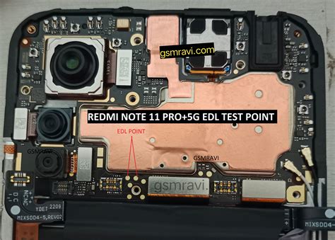 Redmi Note 11 Pro 5g Edl Test Point Qualcomm Cpu Boot Key Gsm Ravi