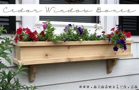 Although prone to rot, decay and pests, there are some wood species which are naturally resistant to these elements making them perfect choices for window flower. The Curb Appeal Series: THE BIG REVEAL! | Cedar window ...
