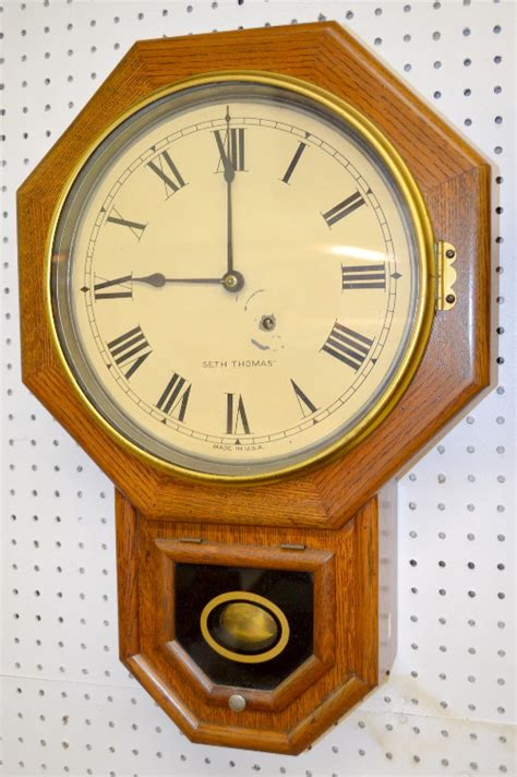 Antique Seth Thomas 12″ Octagon Wall Clock Price Guide