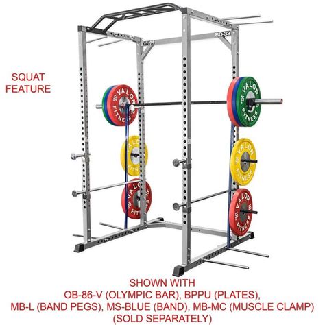 BD 33 Power Rack Power Rack Plate Storage Pull Up Station