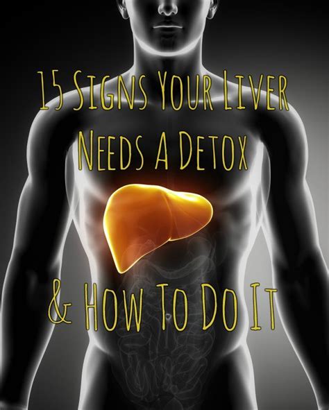 15 Signs Your Liver Needs A Detox How To Do It