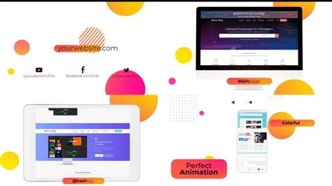 Stylish 3d texts and logos. Website Promo Mockup - Premiere Pro Templates | Motion Array
