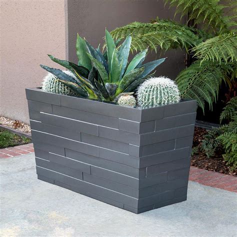 Shop for large rectangular outdoor planters online at target. Modern Rectangular Planter Boxes, Indoor, Outdoor ...