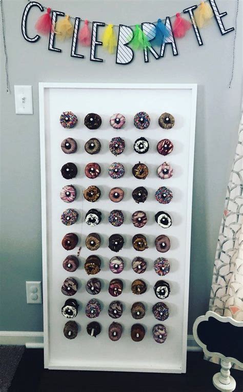 Donut Wall With Optional Stand Dessert Display Donut Wall Etsy