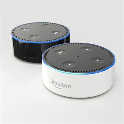 Amazon Echo Dot 2nd Generation 3d Model Black Cgtrader