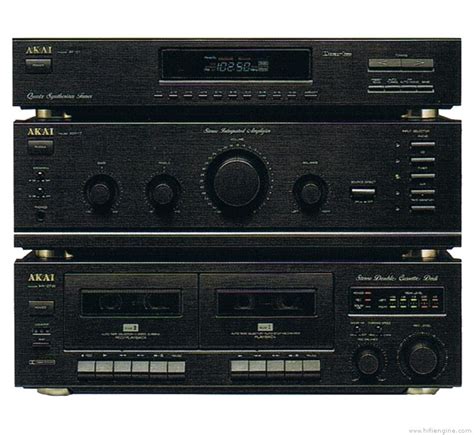 Akai Pro System 17 Audio Component System Manual Hifi Engine