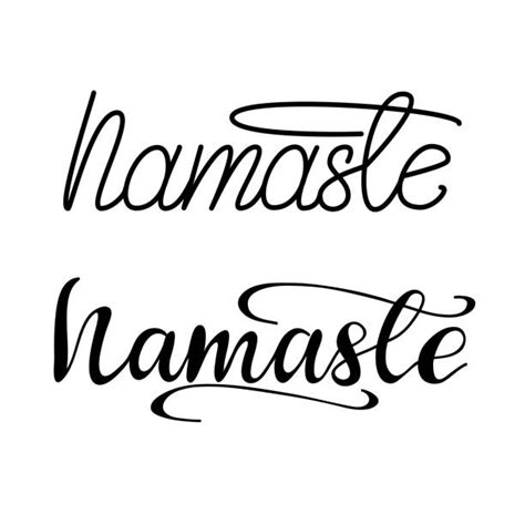 Namaste Font Stock Photos Pictures And Royalty Free Images Istock