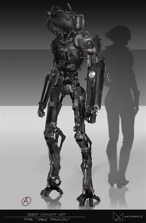 Robot Concept Art Total Advertising On Behance Futuristic Robot Robots Concept Robot