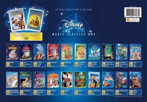 Disney Dvd Dinamarca Lança Boxes Com Principais Clássicos Do Estúdio