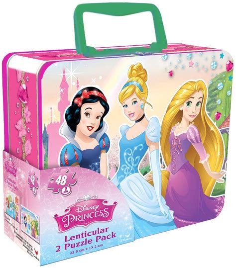 For ages 6 years and over. Cardinal Disney Princess Lenticular 2 Puzzle Pack 6033105 ...