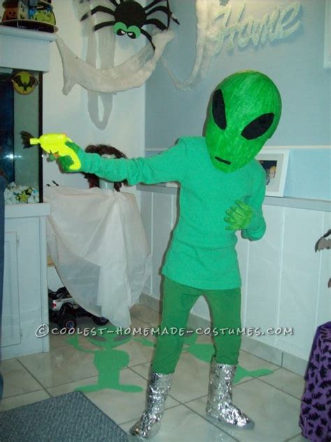 Original Homemade Alien Halloween Costume