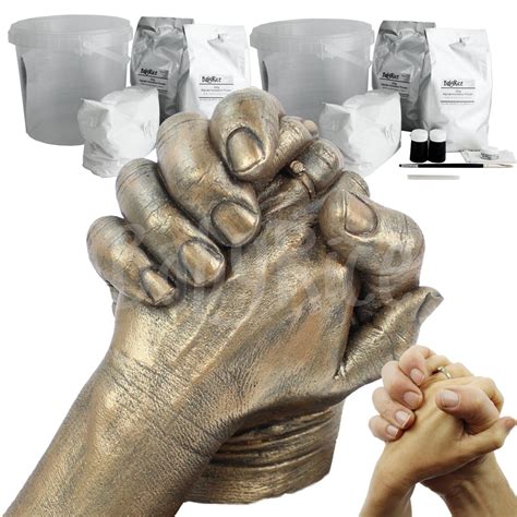 Adult Hand Casting Kit Diy Make Your Own 3d Holding Hands Mold Etsy