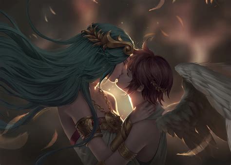Commission Palutena And Pit By Chubymi On Deviantart