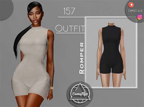 The Sims Resource Outfit 157 Romper