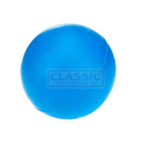 Blue Large Solid Strong Tough Hard Rubber Dog Treat Ball Fetch Toys Ebay