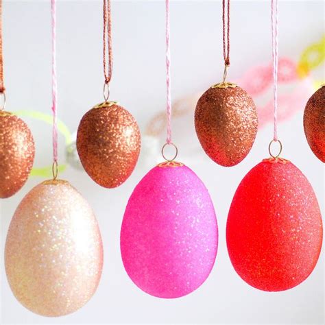 Neon Blush Glittered Eggs By Toriejayne Via Flickr Easter Craft