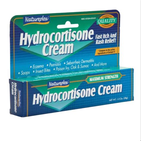 Natureplex Hydrocortisone Cream Fast Itch And Rash Relief28g