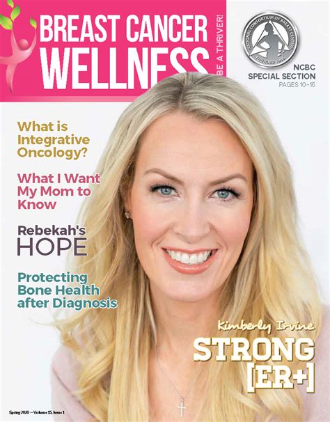 kimberly irvine honored to be on breast cancer wellness