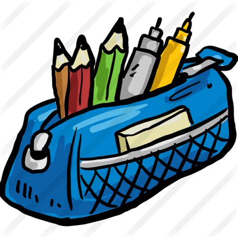 Pencil Case Free Education Icons