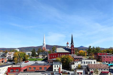 Downtown Rutland Vermont Photograph By Denis Tangney Jr