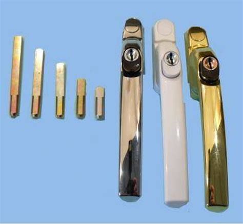 Low Profile Window Handles For Use On Windows With Blinds