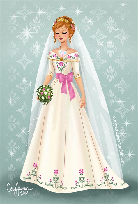 Design your own lovely frozen wedding dress for elsa or anna is this adorable game!. coryjensenart: " A design of what I think Anna might wear ...