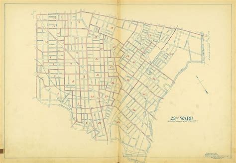 Maps Of The Ward Boundaries Of Philadelphia Ward 23 Digital