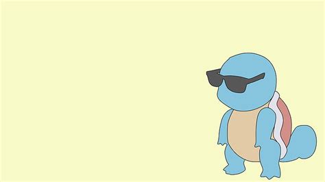 Fondo De Pantalla De Pokemon Squirtle Pokémon Gafas De Sol Azul