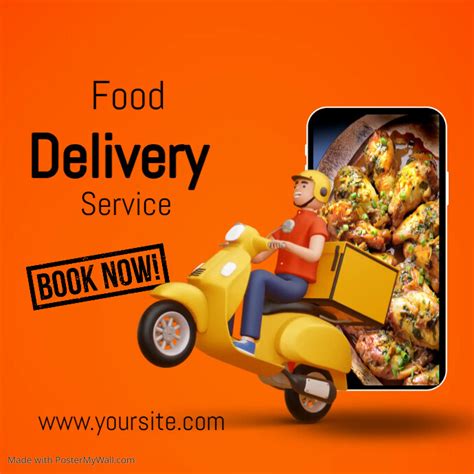 Copy Of Food Delivery Service Postermywall