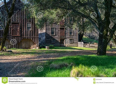 Bale Grist Mill Historic State Park Stock Image Image Of Helena