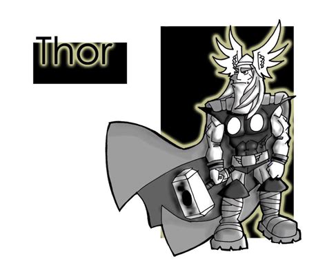 Thor Por Afms2 Dibujando