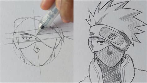 How To Draw Kakashi Hatake With Ease Naruto Shippuden Ssart1