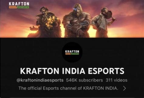 Bgmi Game Developer Krafton Launches Dedicated Esports Channel In India