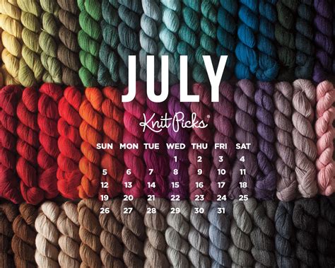 July 2015 Wallpaper Calendar Knitpicks Staff Knitting Blog Knitting