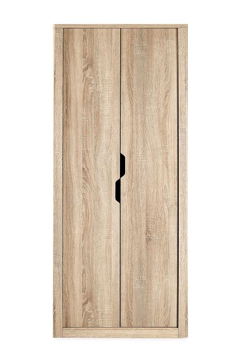 The furniture is in a stunning sonoma oak wood effect finish with a sturdy modern metal frame. Buy Oak Effect Compton Wardrobe from the Next UK online shop | Tall cabinet storage, Triple wardrobe