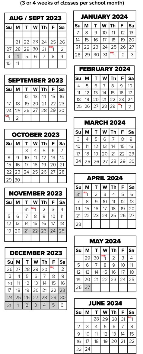 School Calendar 2023 2024 School Of Dance And Music