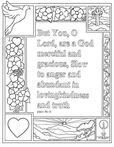 Printable Coloring Page For Psalm 8615 Hundreds Of Coloring Pages At