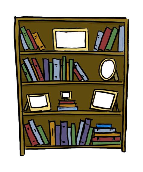 The most dynamic & transparent bookshelf. Organized clipart organized bookshelf, Organized organized ...