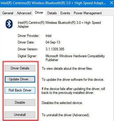 Select update driver software>search automatically for updated. 🥇 Kako riješiti problem Windows 10 bluetooth ne radi